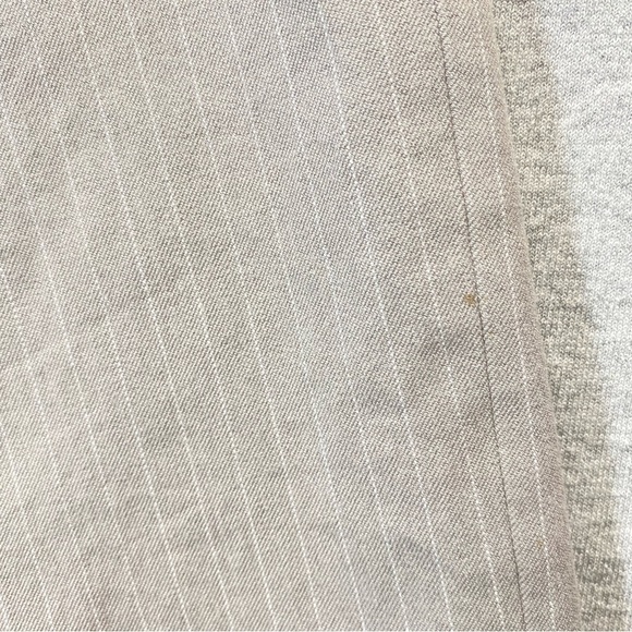 BANANA REPUBLIC Pants Women 8 Gray Pinstripe Sloan Fit Mid Rise Business Slacks - Picture 10 of 16